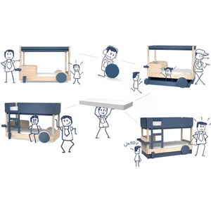 Ausziehbett DISCOVERY Mathy by Bols puderrosa