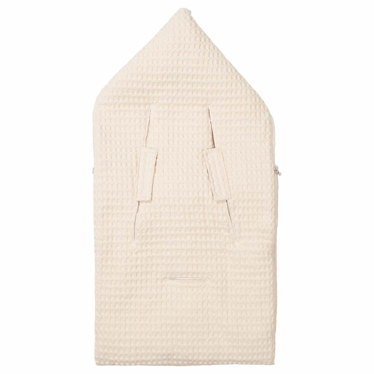 Autositzfußsack 0+ 3/5 Punkte Koeka wafel teddy Oslo natural