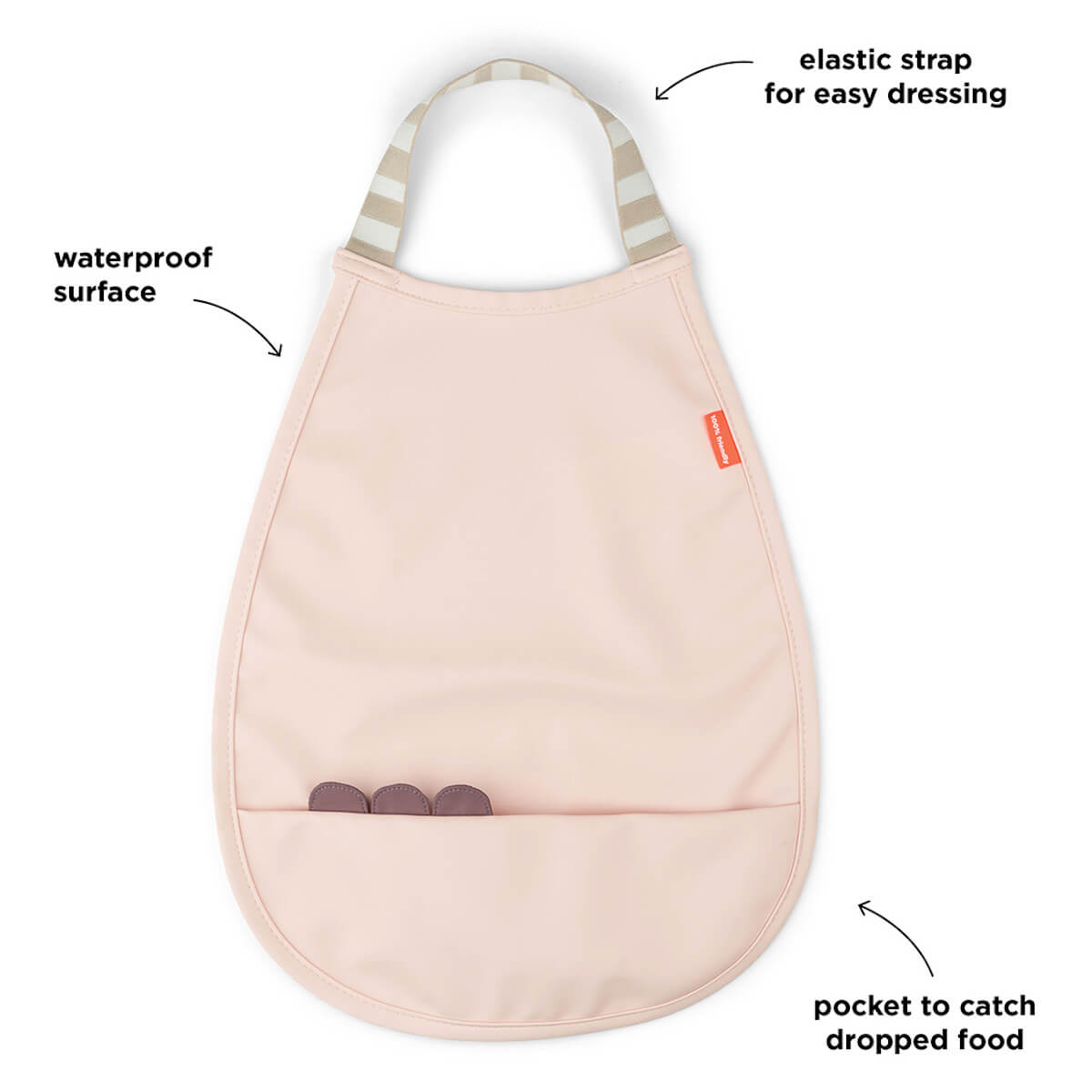 Babero Croco Rosa Done by Deer Pullover