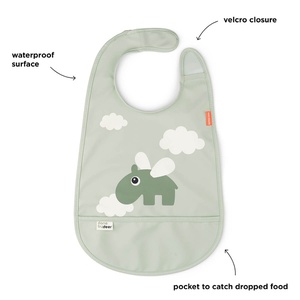 Baberos Glückliche Wolken Verde Von Hirschen gemacht