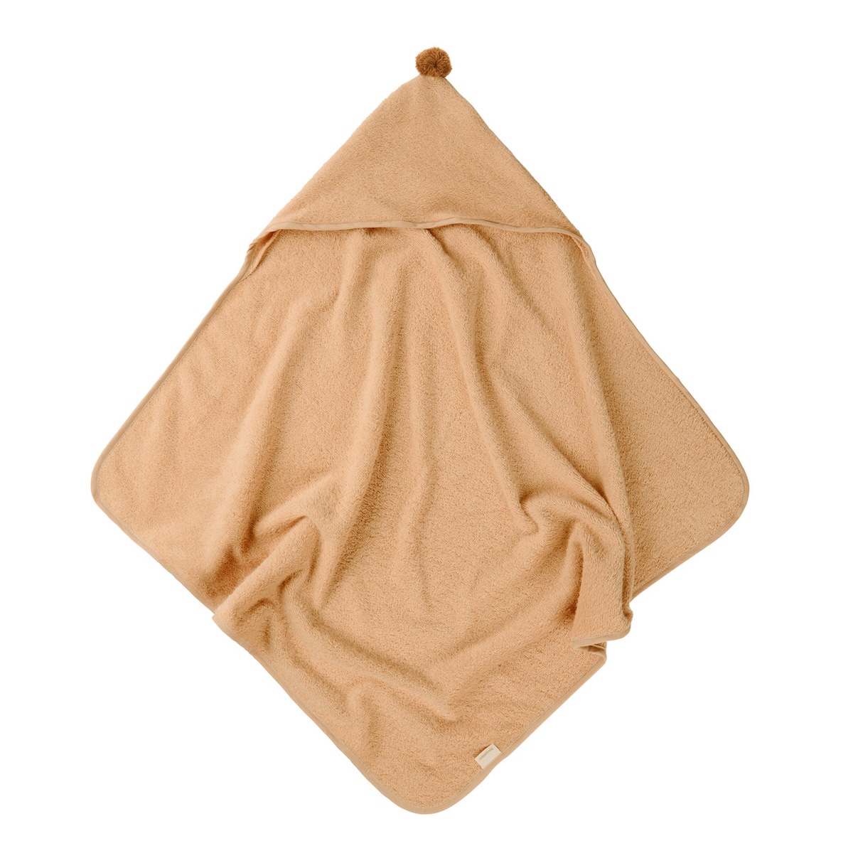 Baby-Badeumhang SO CUTE 73x73cm Nobodinoz Kamel