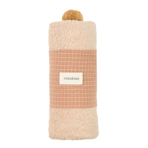 Baby-Badeumhang SO CUTE 73x73cm Nobodinoz latte