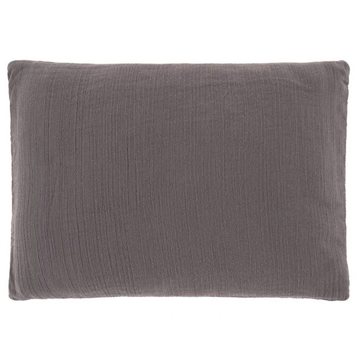 Baby Bedding set, GOTS Muslin anthracite Laessig