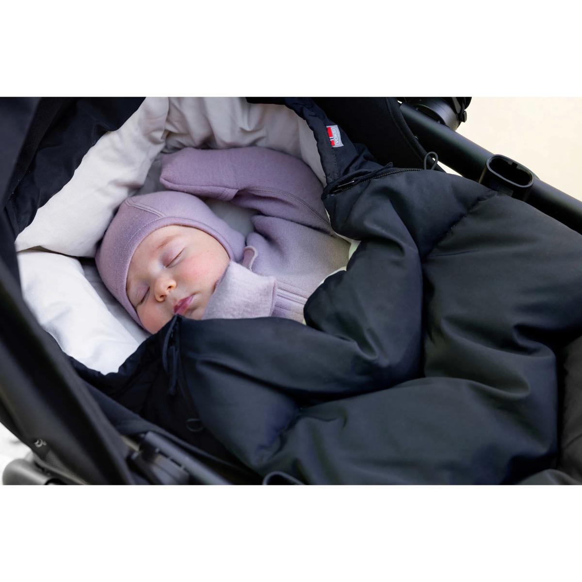 Baby-Fußsack EXPLORER Voksi black solid