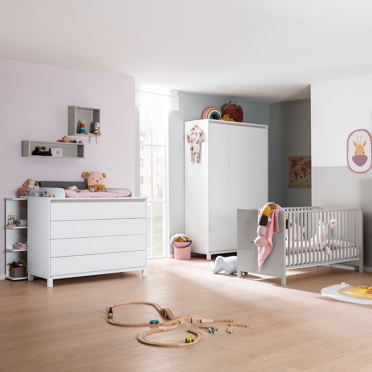 Babybett 70x140cm OLLI Paidi manhattangrau