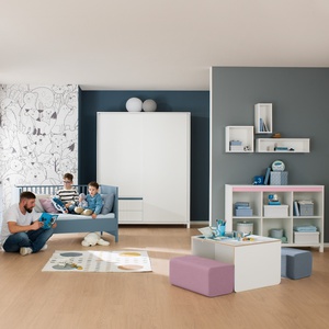 Babybett 70x140cm OLLI Paidi mattblau