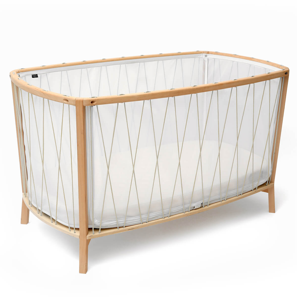 Babybett KIMI Kordel Desert Charlie Crane