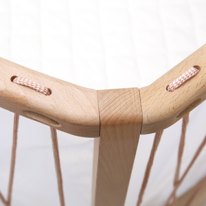 Babybett KIMI Kordel Rosenholz Charlie Crane Schaumstoffmatratze