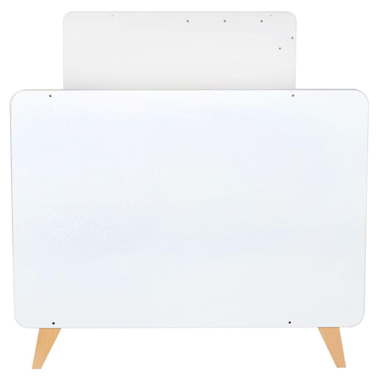 Babybett mitwachsend 60x120cm/90x200cm Quax white