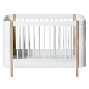 Babybett mitwachsend 68x122cm/162cm WOOD MINI+ Oliver Furniture weiß-Eiche