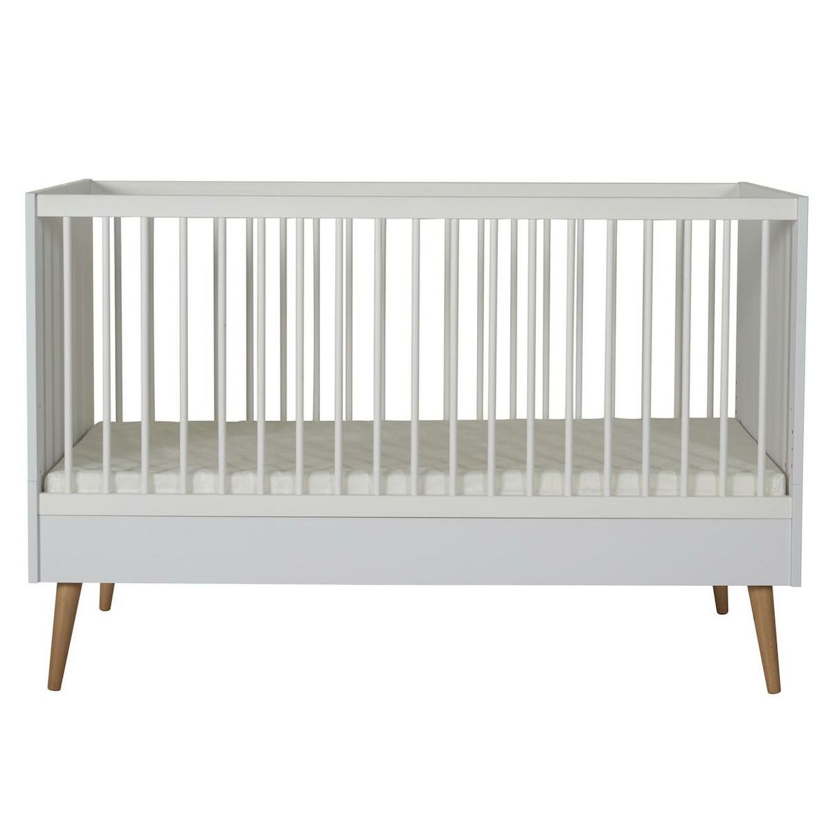 Babybett mitwachsend 70x140cm COCOON Quax ice weiß