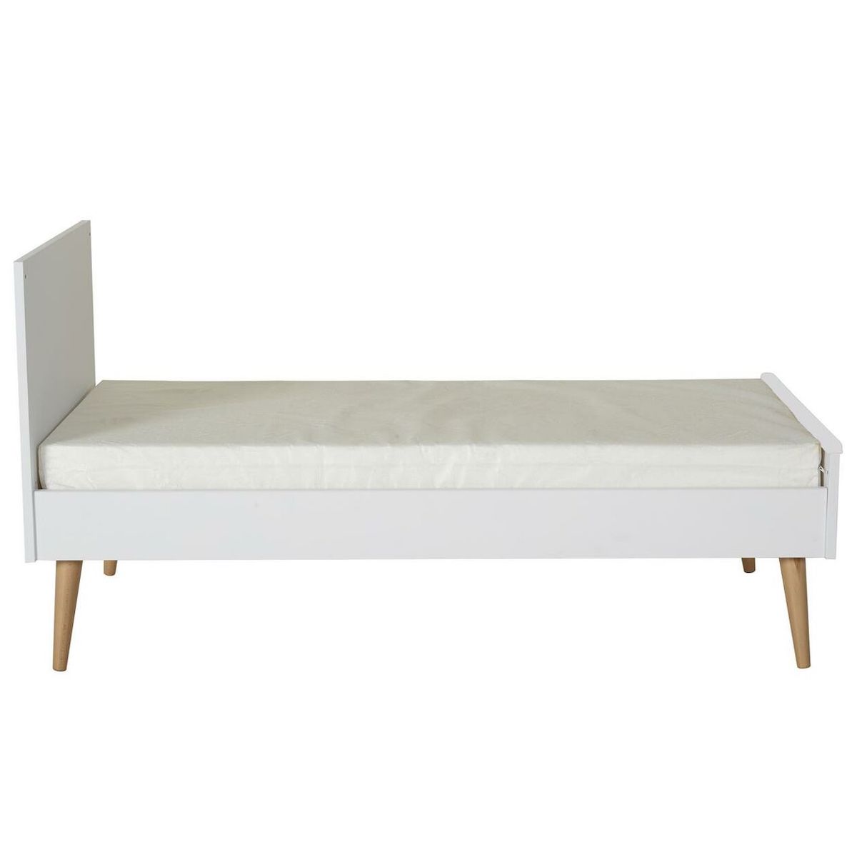 Babybett mitwachsend 70x140cm COCOON Quax ice weiß