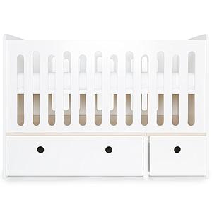 Babybett mitwachsend 70x140cm COLORFLEX white