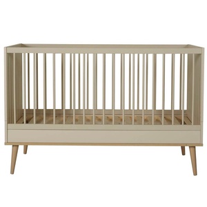 Babybett mitwachsend 70x140cm FLOW Quax Natureiche-Clay