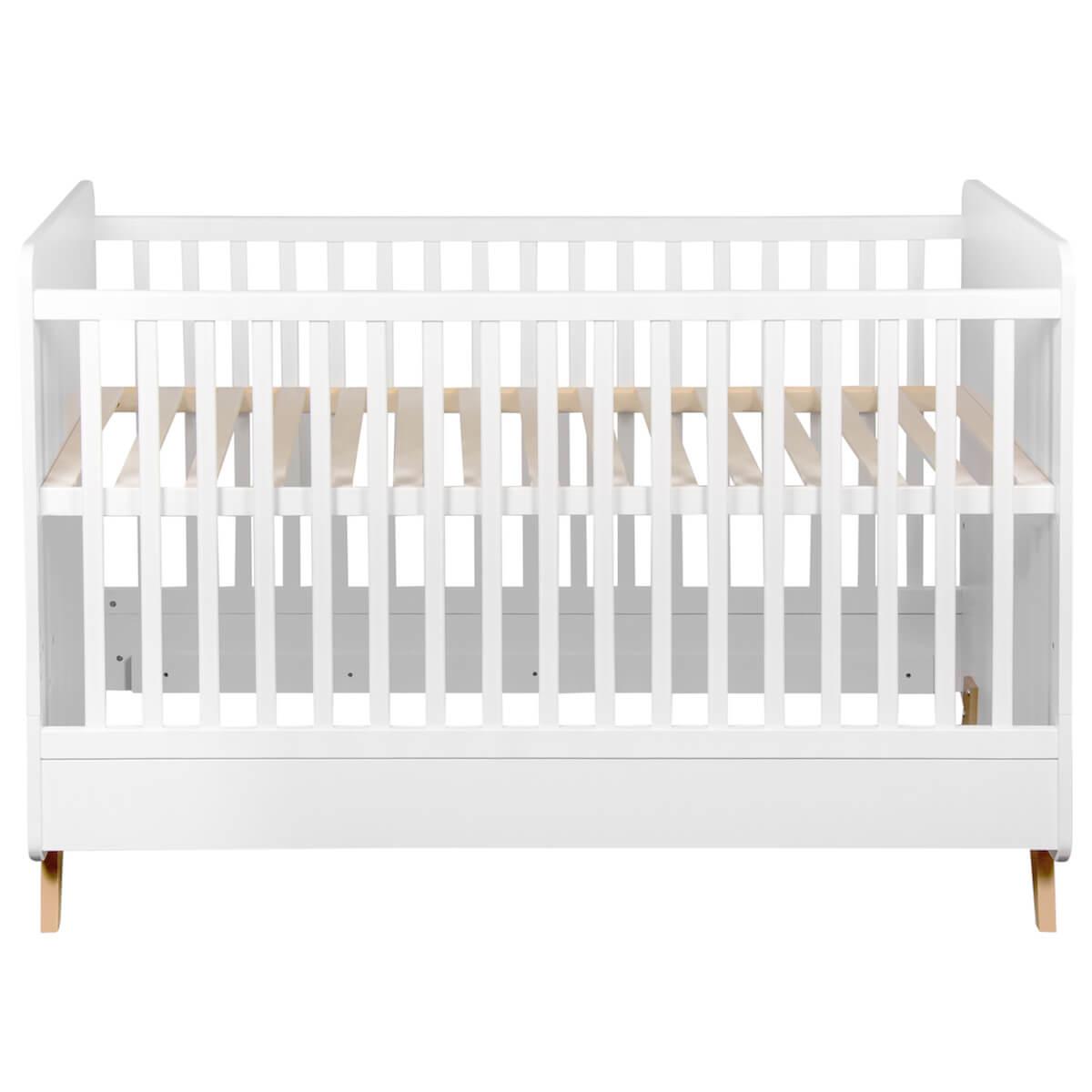 Babybett mitwachsend 70x140cm LOFT Quax weiß