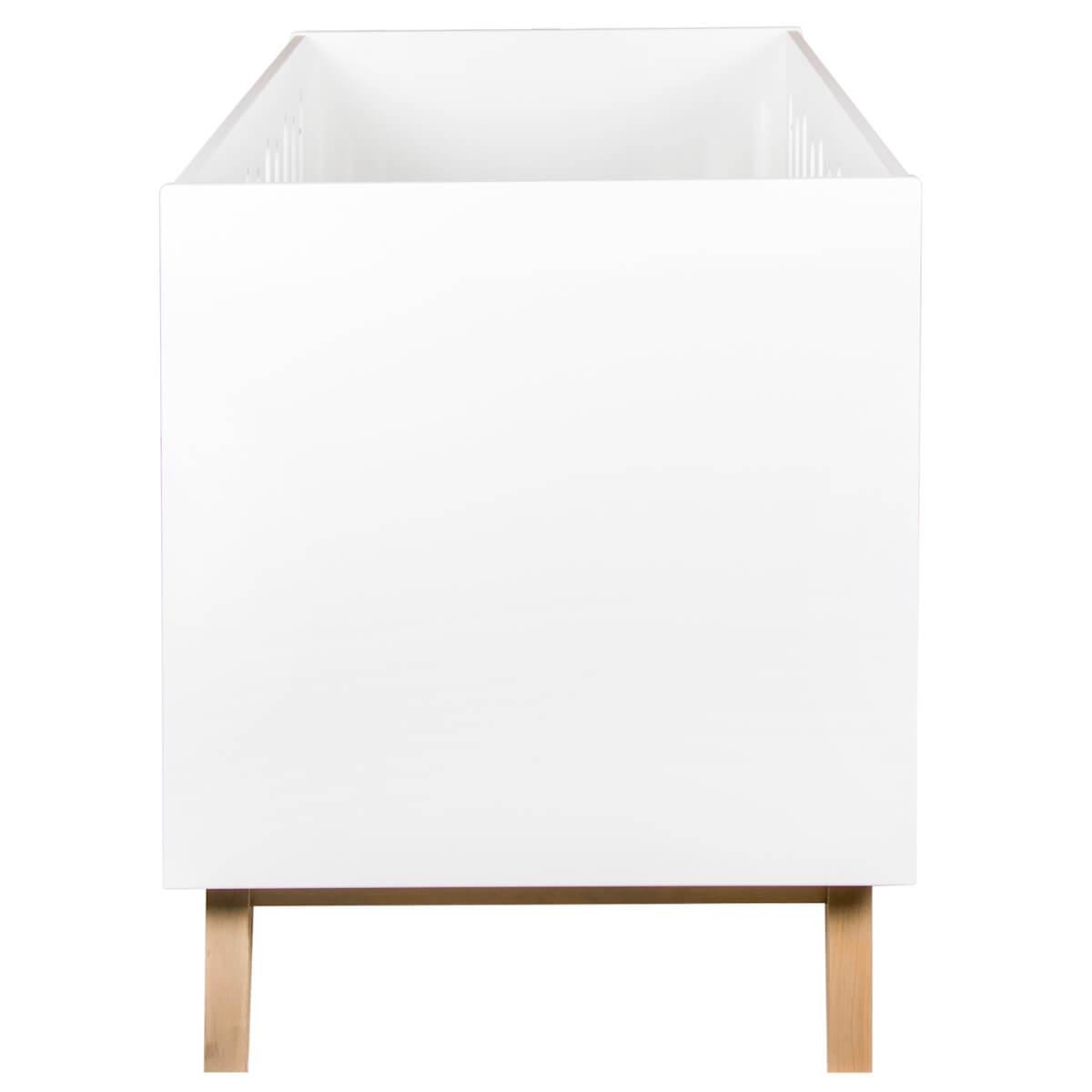 Babybett mitwachsend 70x140cm TRENDY Quax weiß