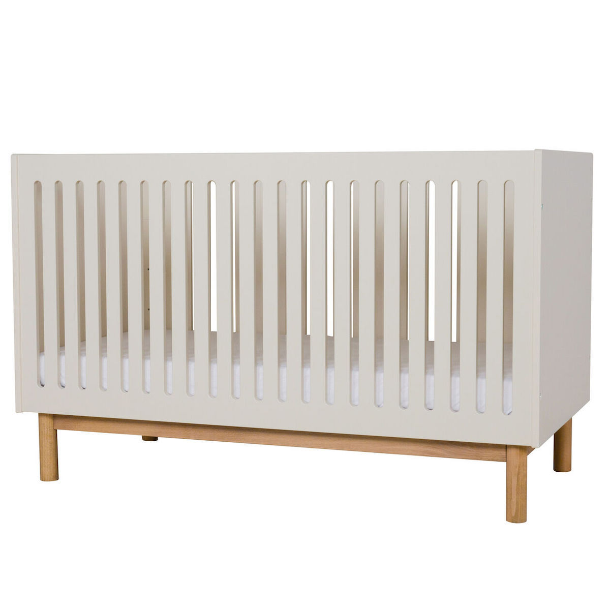 Babybett MOOD umbaubar 70x140cm Quax clay