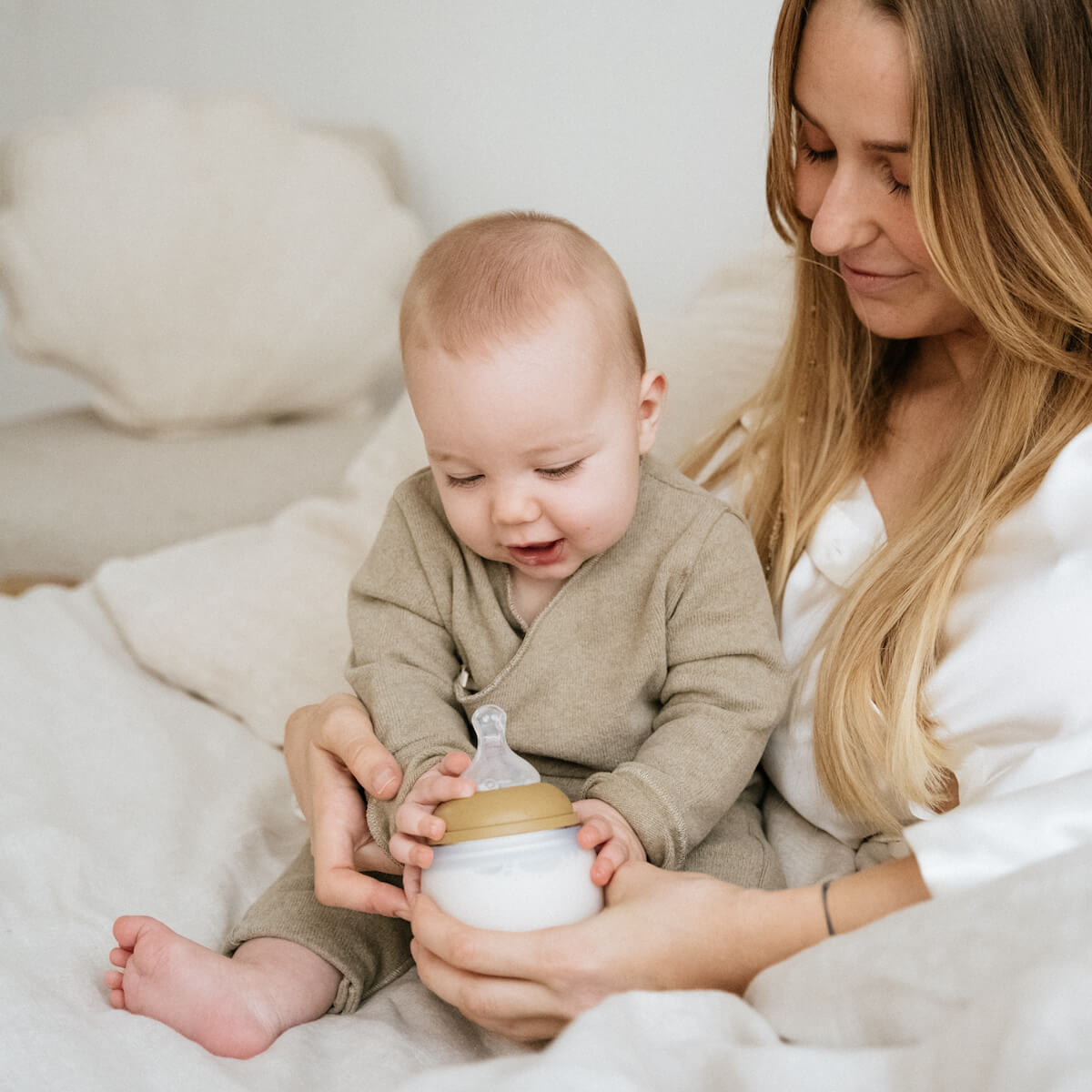 Babyflasche 150ml Elhée Sand