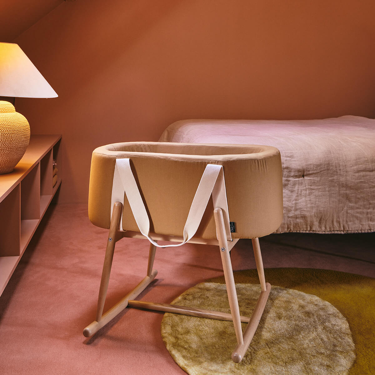 Babykörbchen KUKO Charlie Crane Kamel