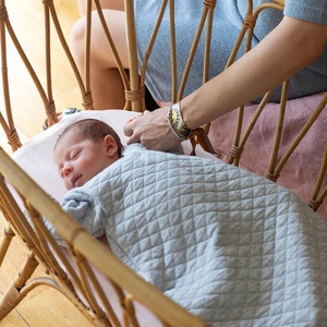 Babyschlafsack 0-1M MAGIC BAG Bemini gesteppt-mix grau