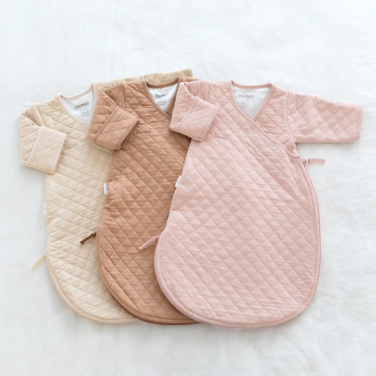 Babyschlafsack 0-1m MAGIC BAG Bemini Pady quilted jersey Cream