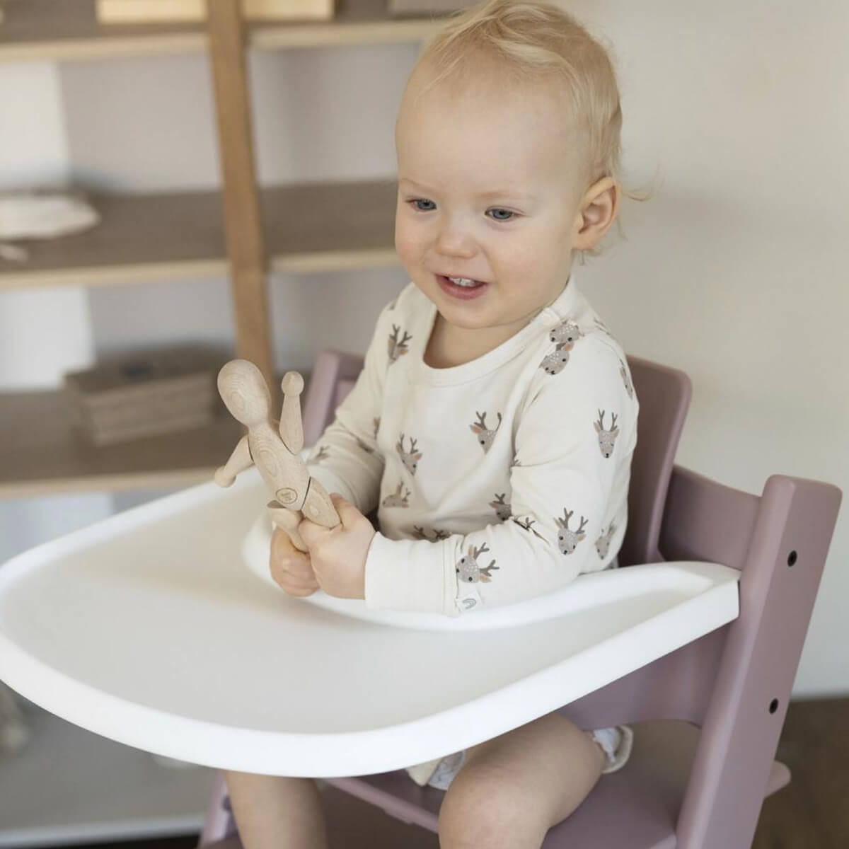 Babyset Hochstuhl TRIPP TRAPP Stokke Heather Mauve