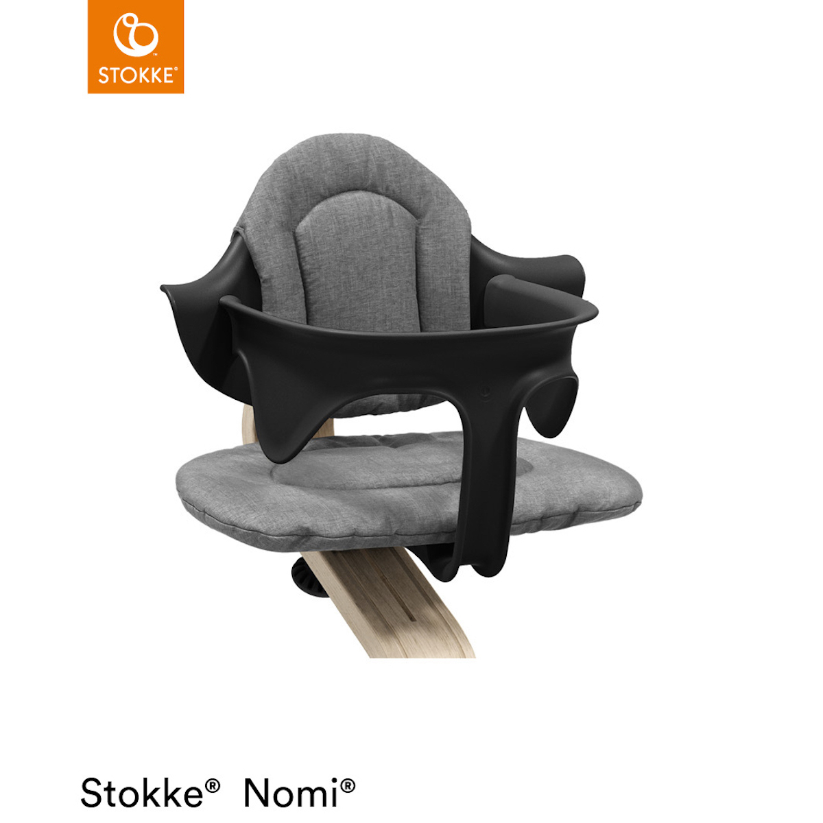 Babyset NOMI Stokke schwarz
