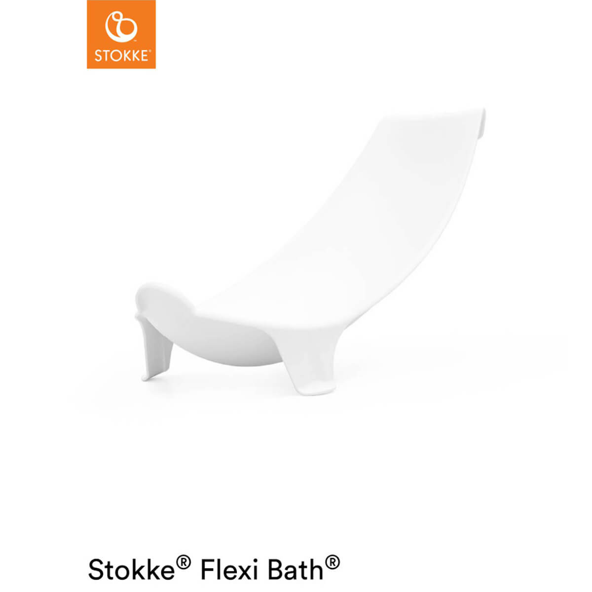 Babysitz faltbare Badewanne FLEXI BATH Stokke white