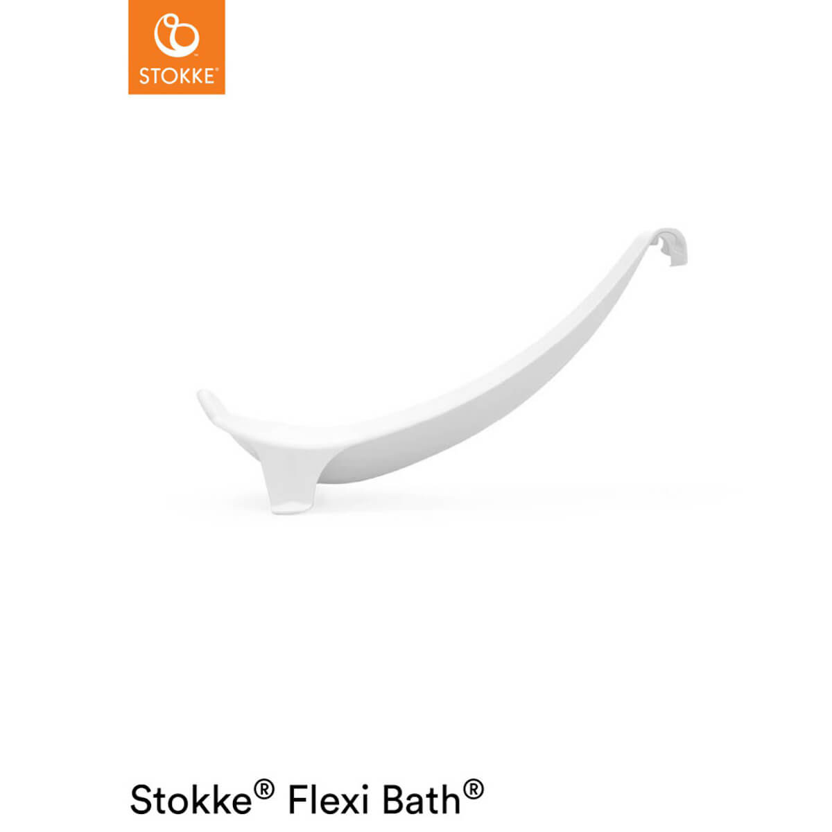 Babysitz faltbare Badewanne FLEXI BATH Stokke white