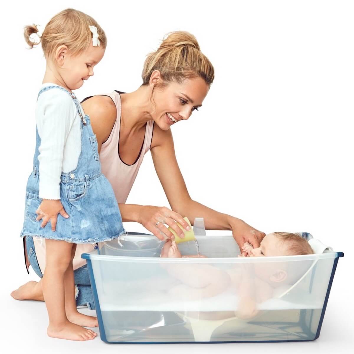 Babysitz faltbare Badewanne FLEXI BATH Stokke white
