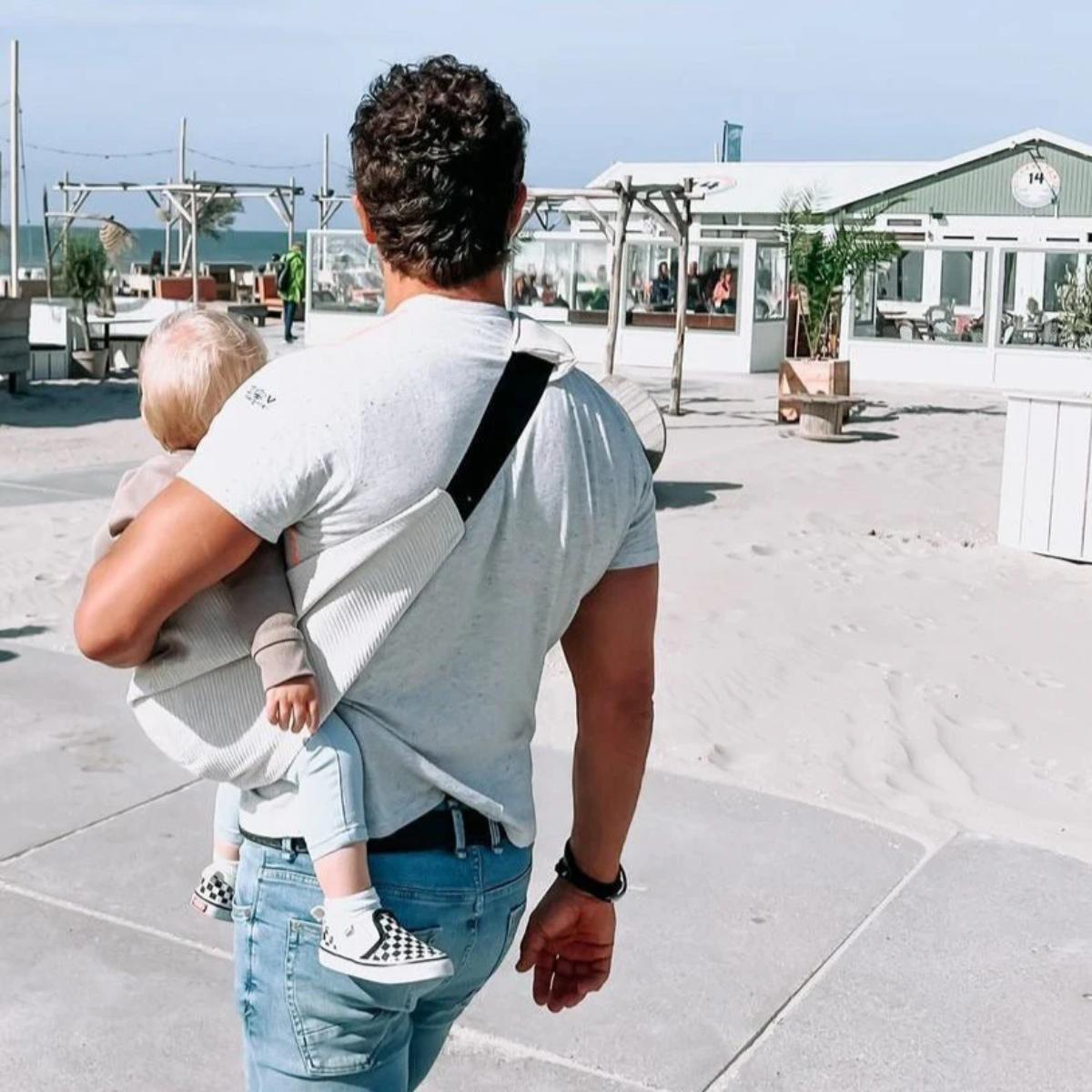 Babytrage RIB CORDUROY Wildride côtelé crème