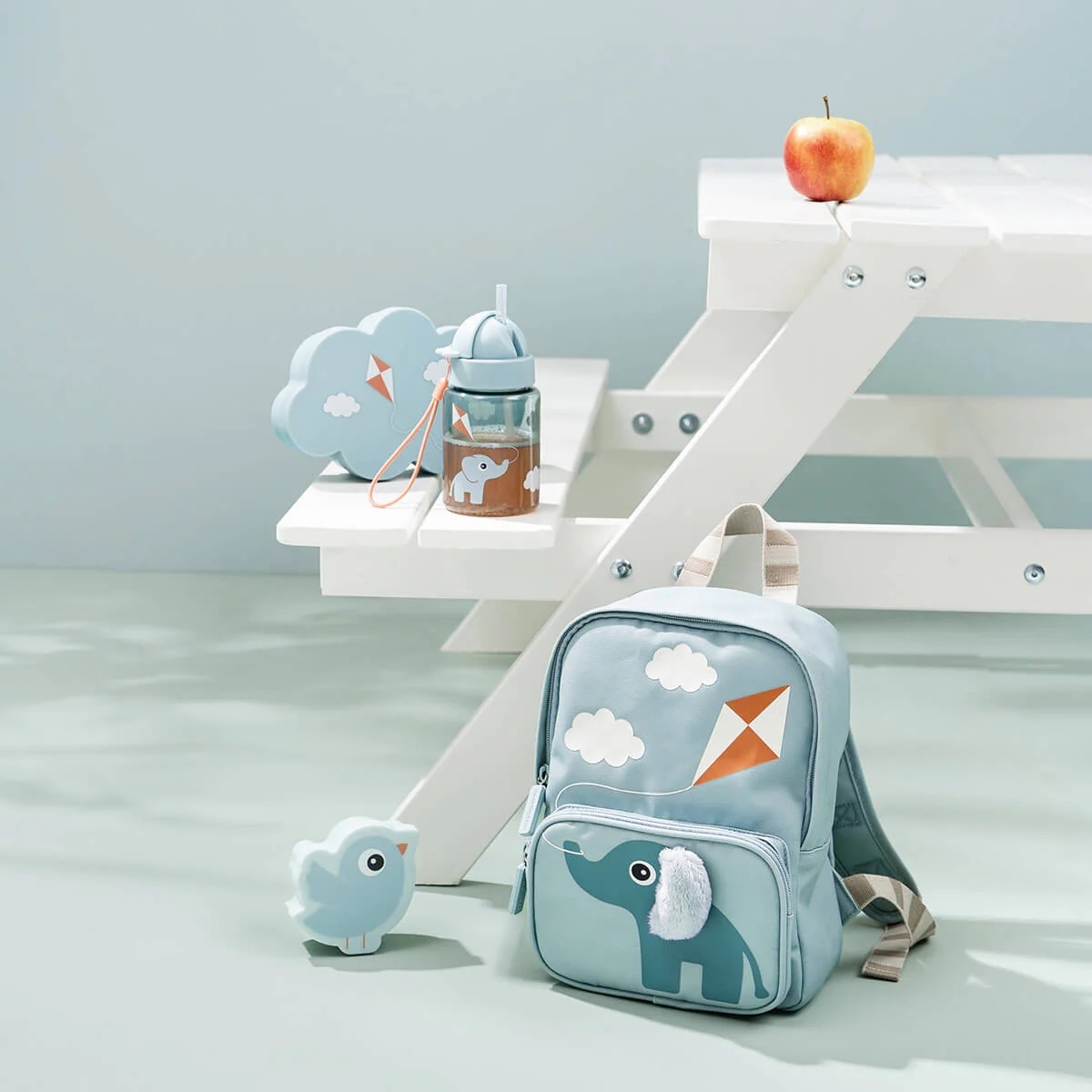 Backpack Kids canvas Elphee Done by deer Blue