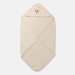 Badecape 85x85cm PETAL gestickt Terry Liebe April Harmonie