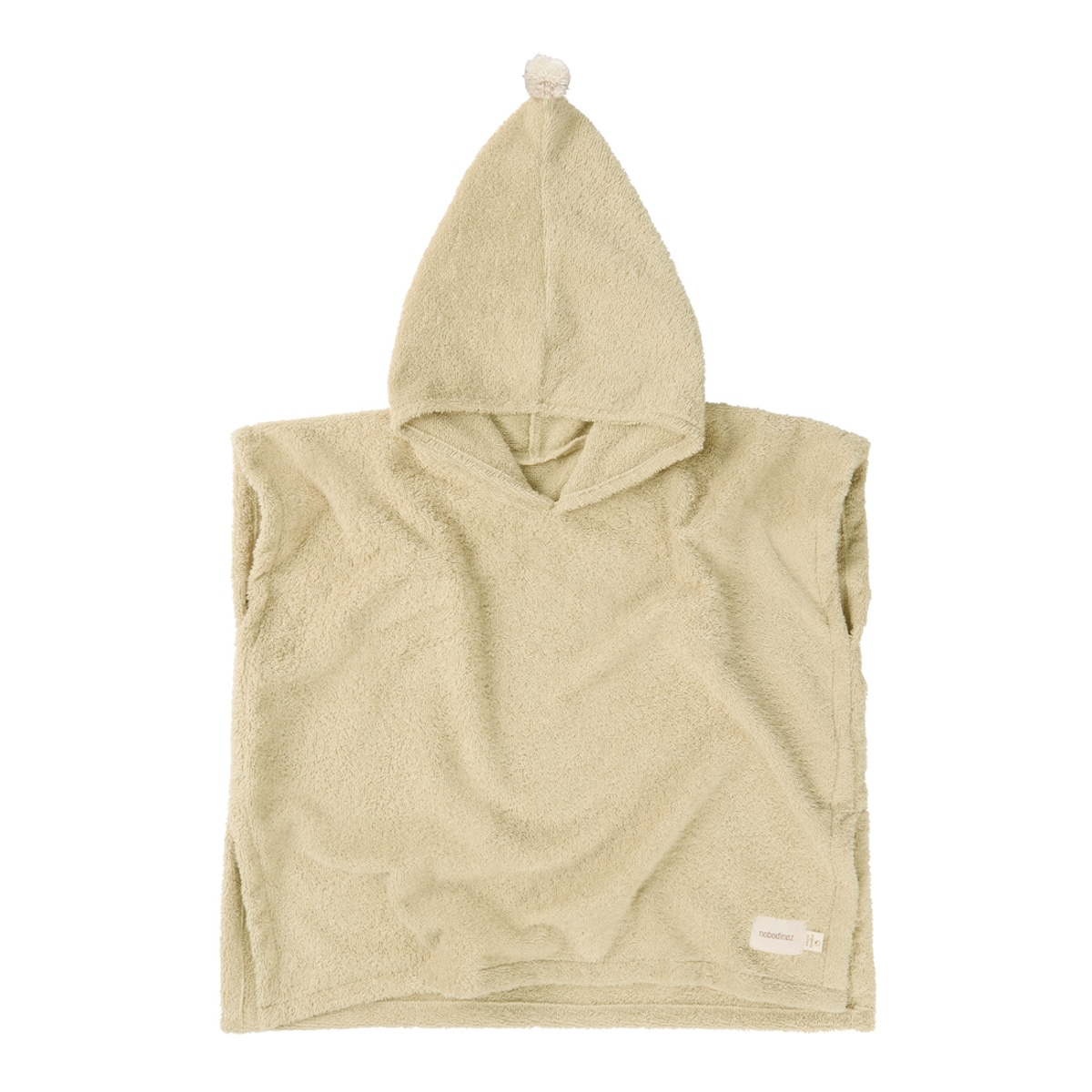 Badeponcho 3-5a SO CUTE 55x58cm Nobodinoz green tea