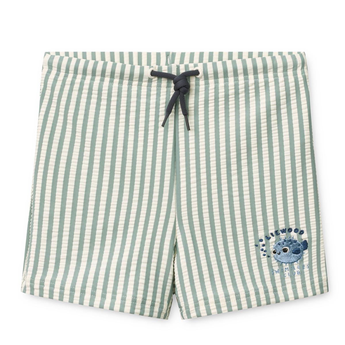 Badeshorts OTTO Liewood Y/D stripe Peppermint Creme de la creme