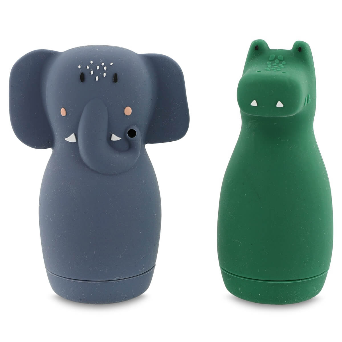 Badespielzeug Spritztiere MRS. ELEPHANT & MR. CROCODILE Trixie