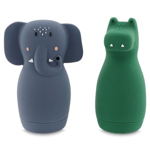 Badespielzeug Spritztiere MRS. ELEPHANT & MR. CROCODILE Trixie
