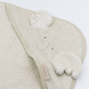 Badeumhang KOALA + Waschhandschuhe 75x75cm Bamboom water peach