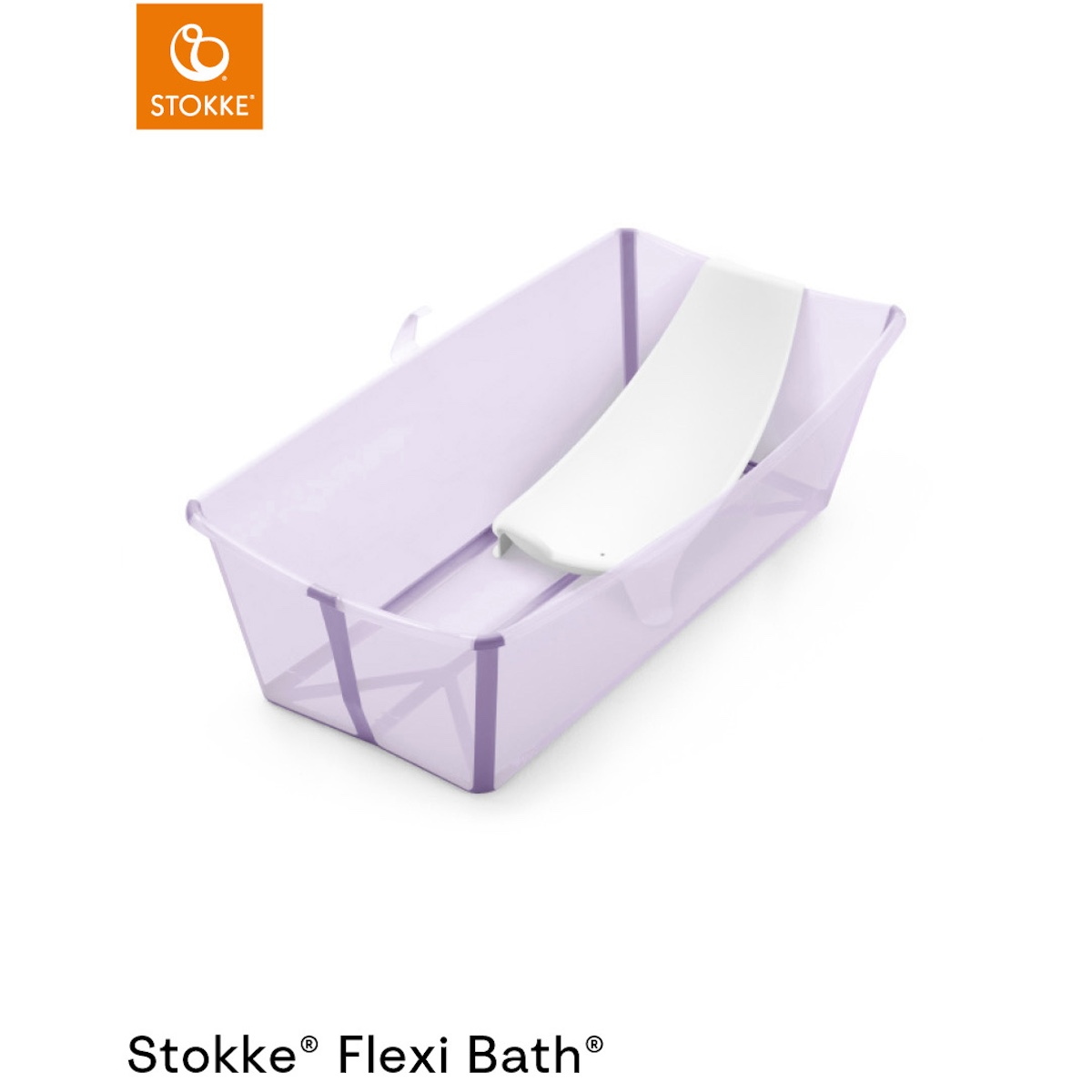 Badewanne XL FLEXI BATH Stokke lavendel