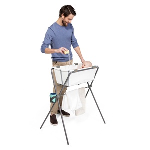 Badewannenständer FLEXI BATH Stokke grau