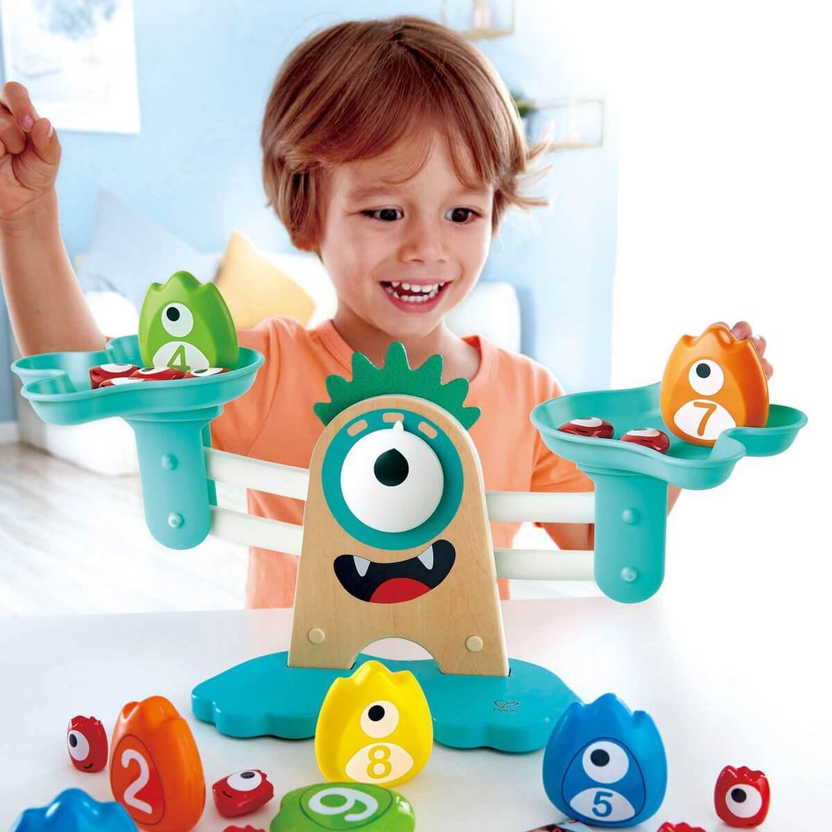 Balance Mathe-Lernspiel MONSTER Hape