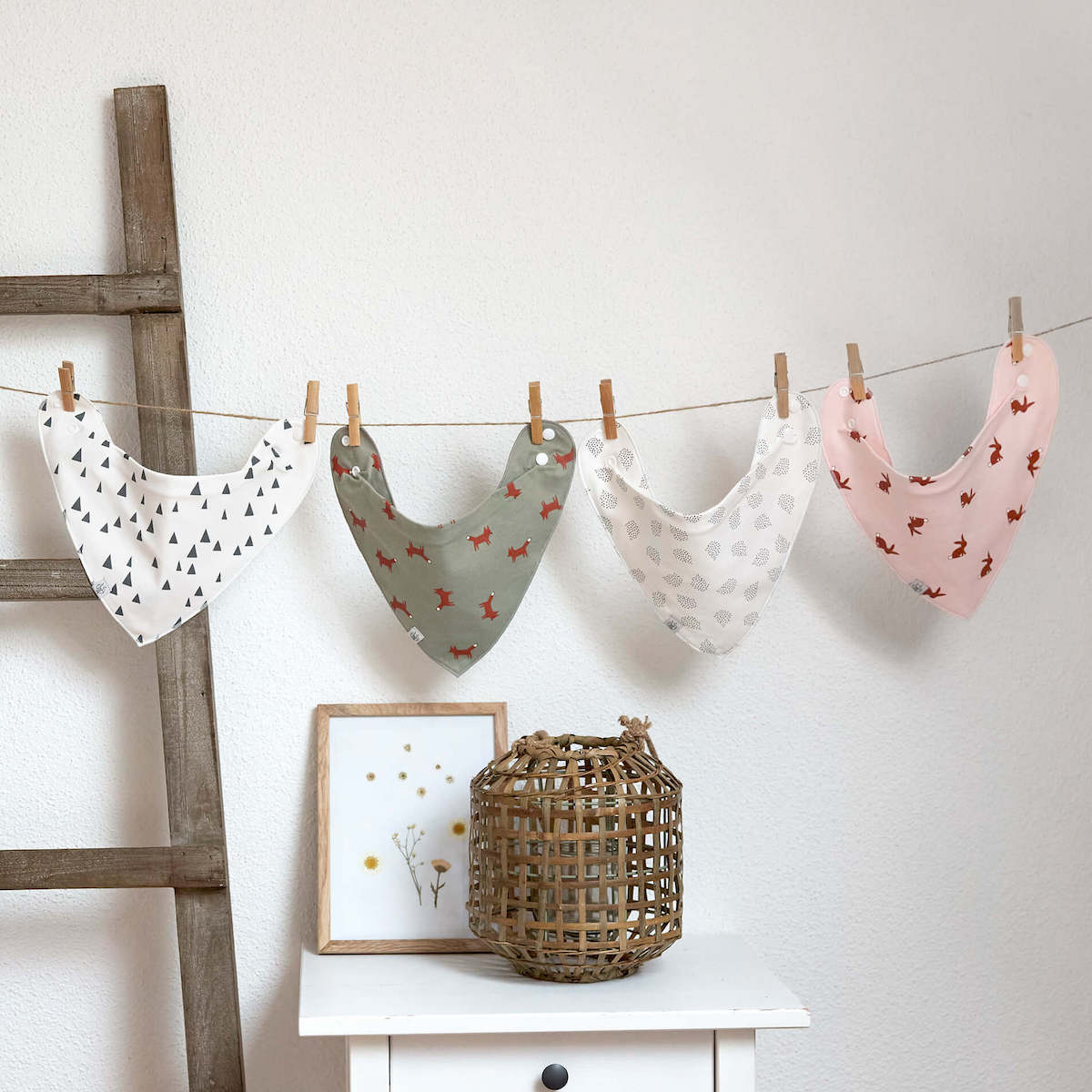 Bandana-Kuhhals 2 Stück Arsch. Kleiner Waldhase Laessig