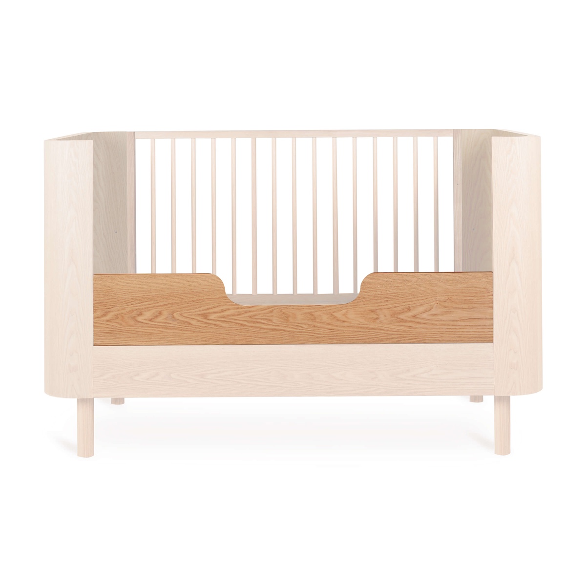 Barriere Bett 140x70cm YUME Quax Natural Ash