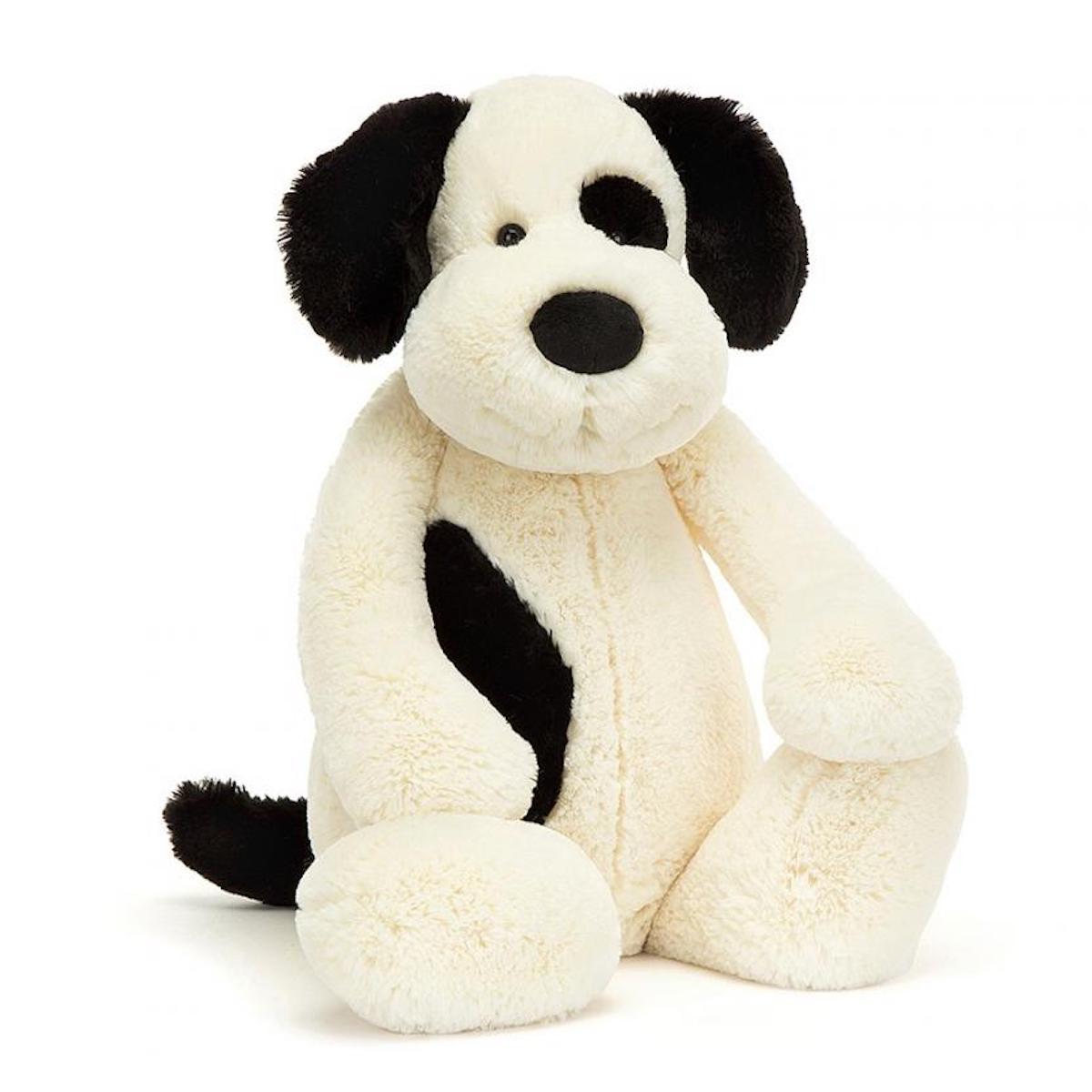Bashful Black & Cream Puppy Really Big 67cm Jellycat