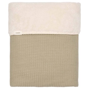 Bassinet blanket teddy Malada Koeka sage