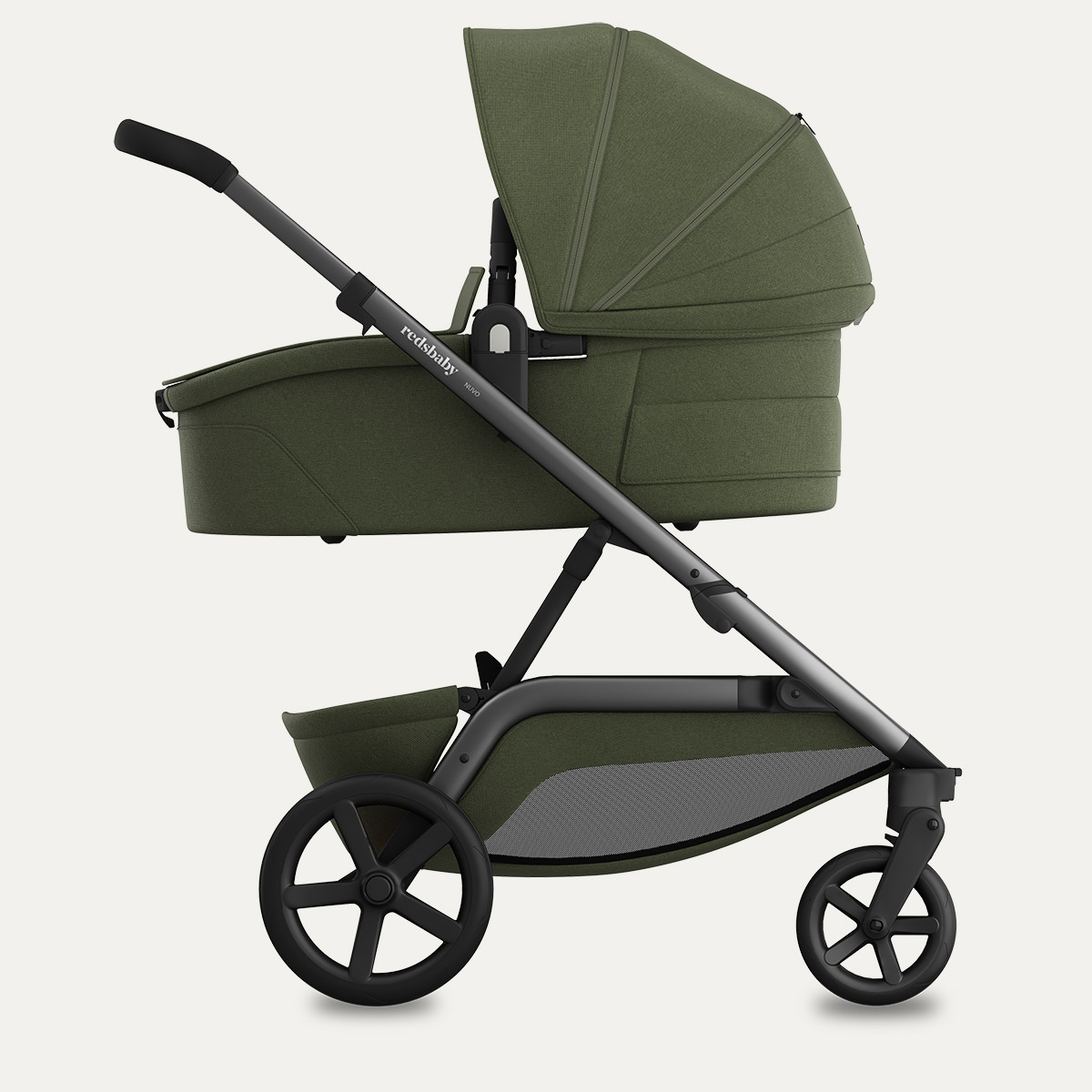 Bassinet Fabric Twins NUVO Redsbaby ivy gun metal