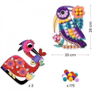 Bastelpackung Vögel Djeco     