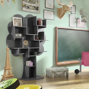 Baum-Bibliothek LOUANE Mathy von Bols basaltgrau