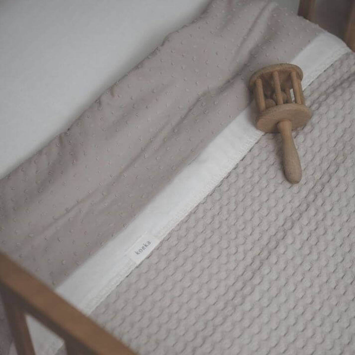 Baumwolle Fleece Wiegedecke Amsterdam Koeka