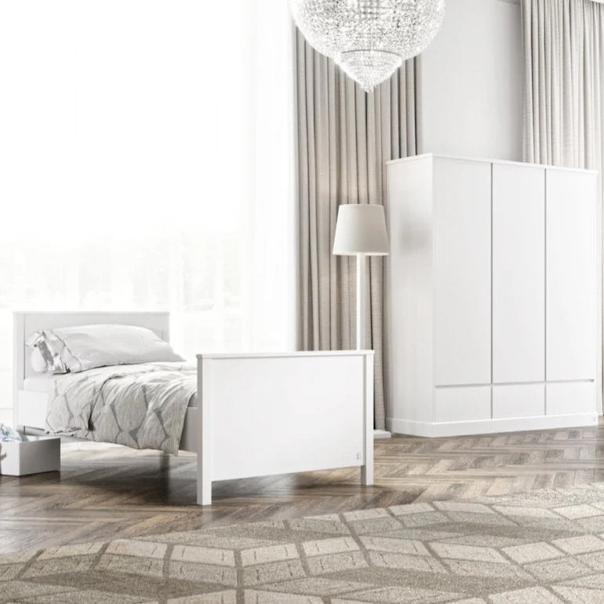 Bed PRESTIGE 90x200cm Lui e Lei